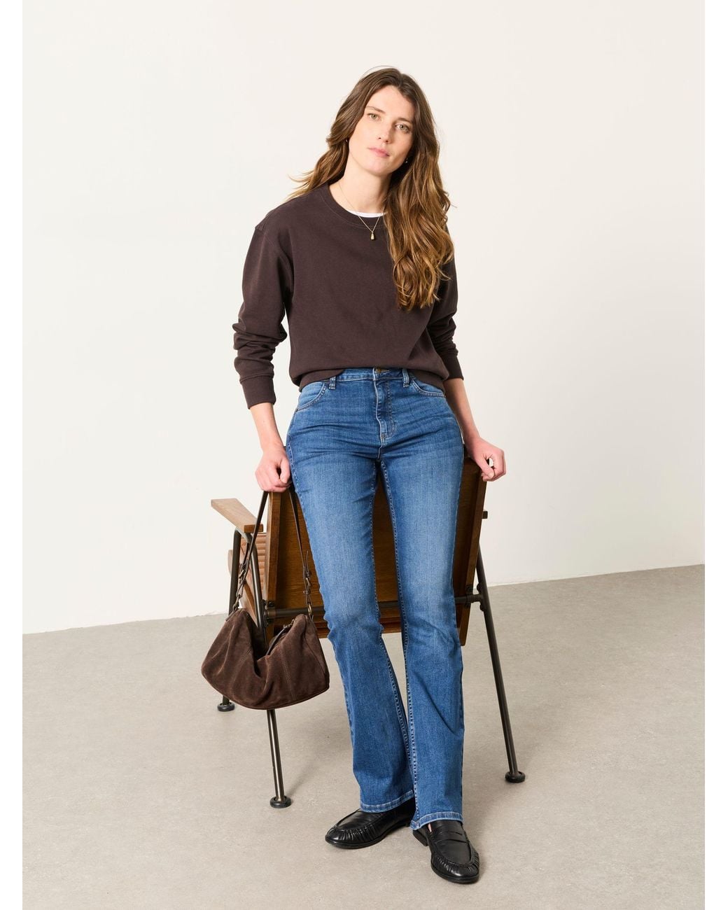 FatFace Blue Fatface Katrine Denim Dark Bootcut Jean