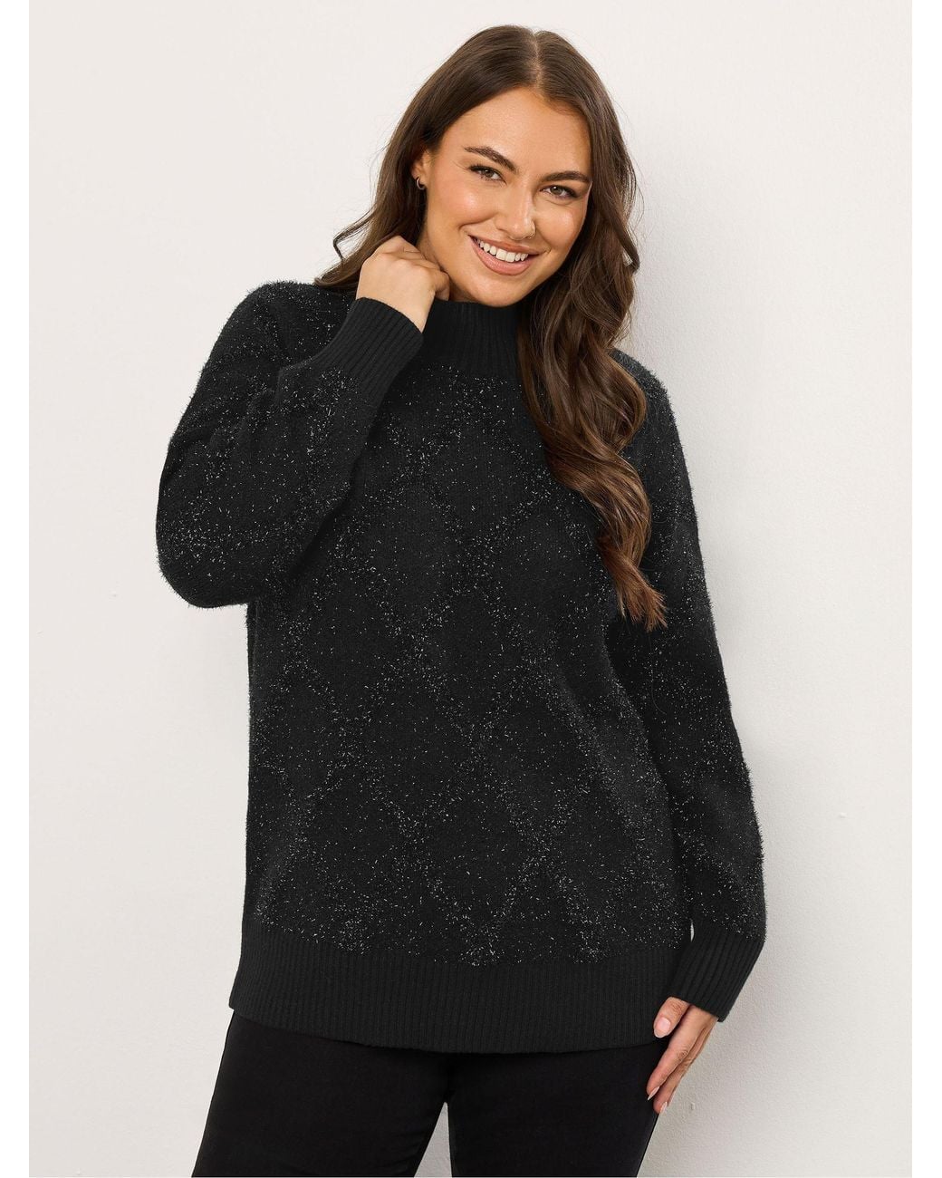 Evans Black Diamond Tinsel Jumper
