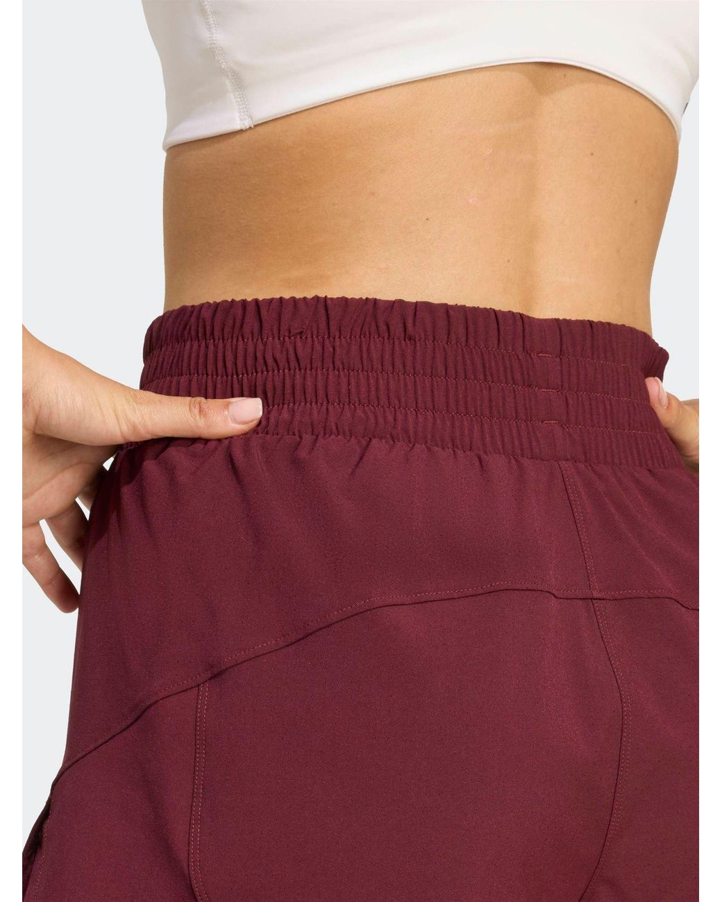 Adidas Red Tech Pacer Shorts