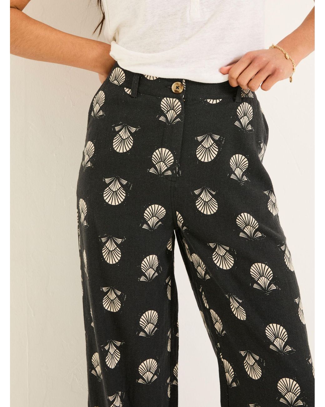 FatFace Multicolor Ellie Straight Leg Trousers