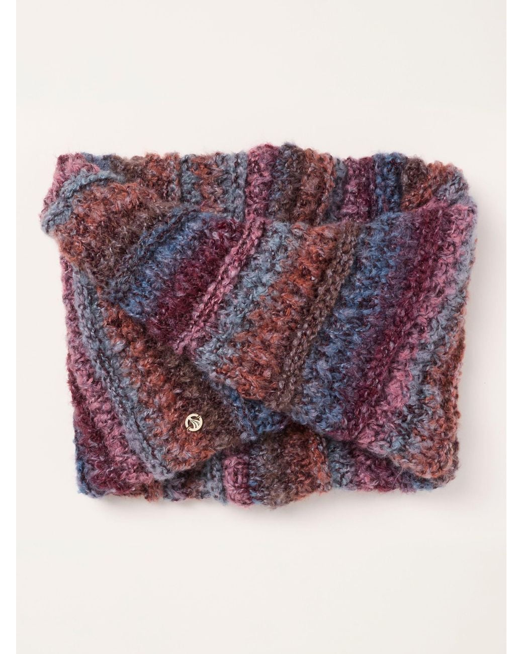 FatFace Pink Spacedye Twist Snood