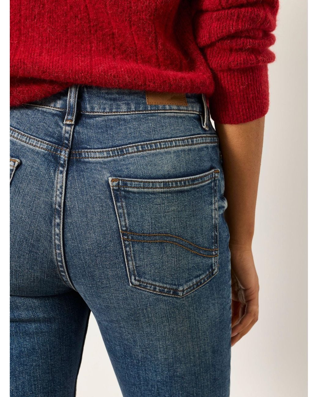 FatFace Blue Fatface Chesham Dark Petite Slim Jeans