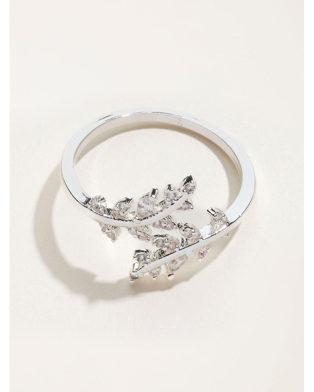 FatFace Orange Leaf Adjustable Ring