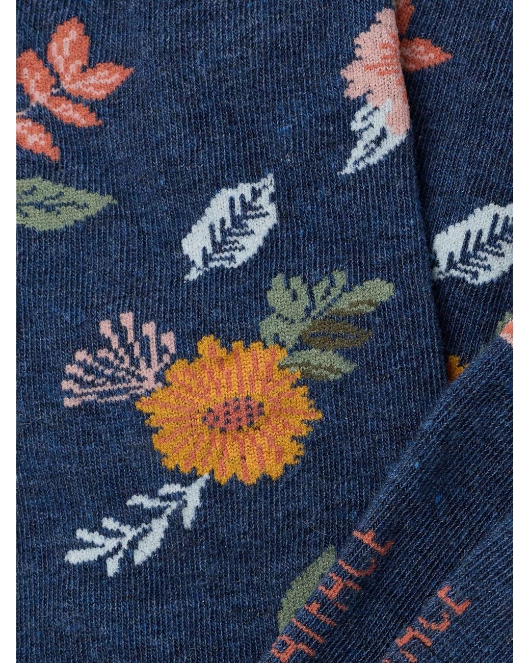 FatFace Blue Fatface Floral Socks