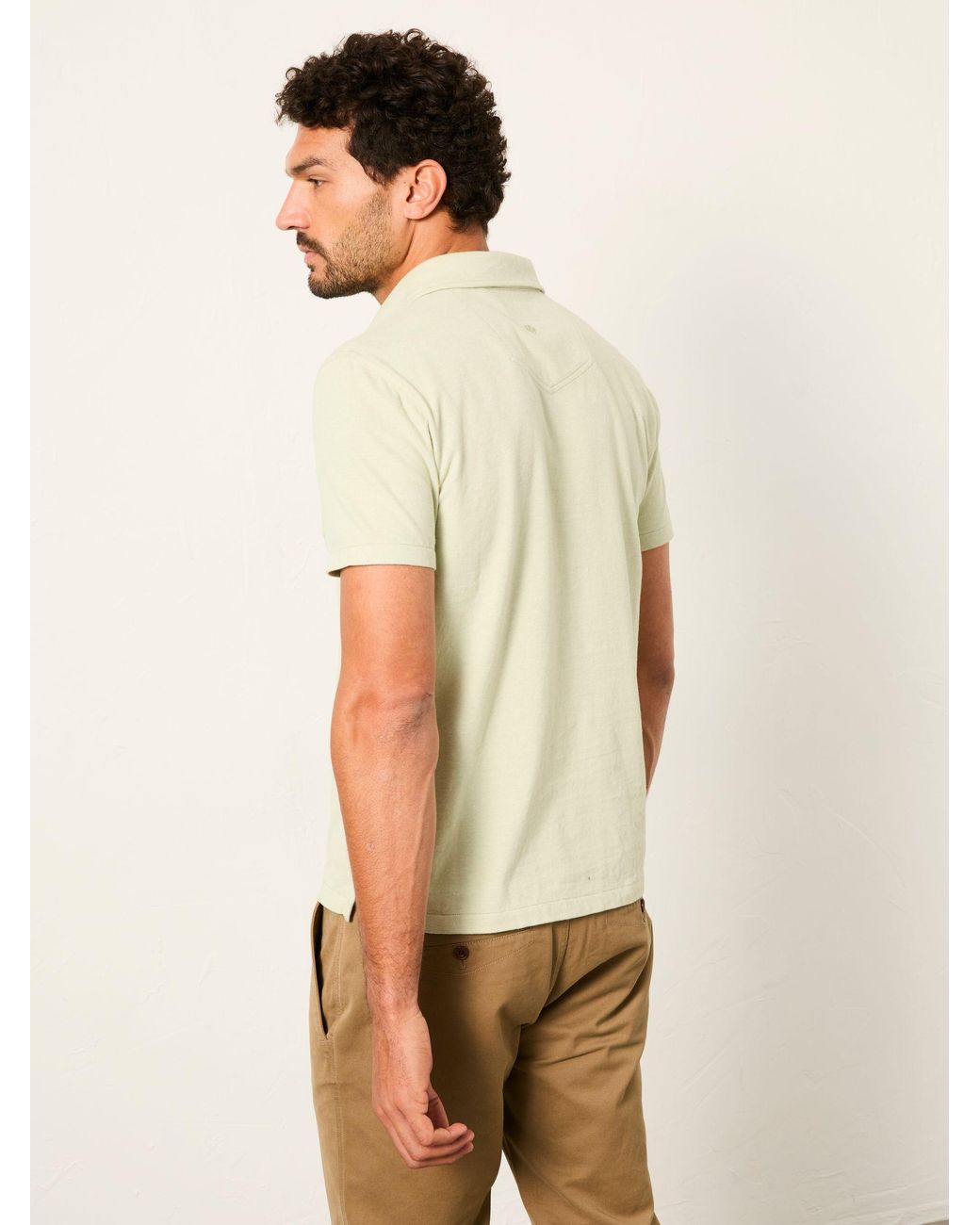 FatFace Green Fatface Elm Polo Shirt for men