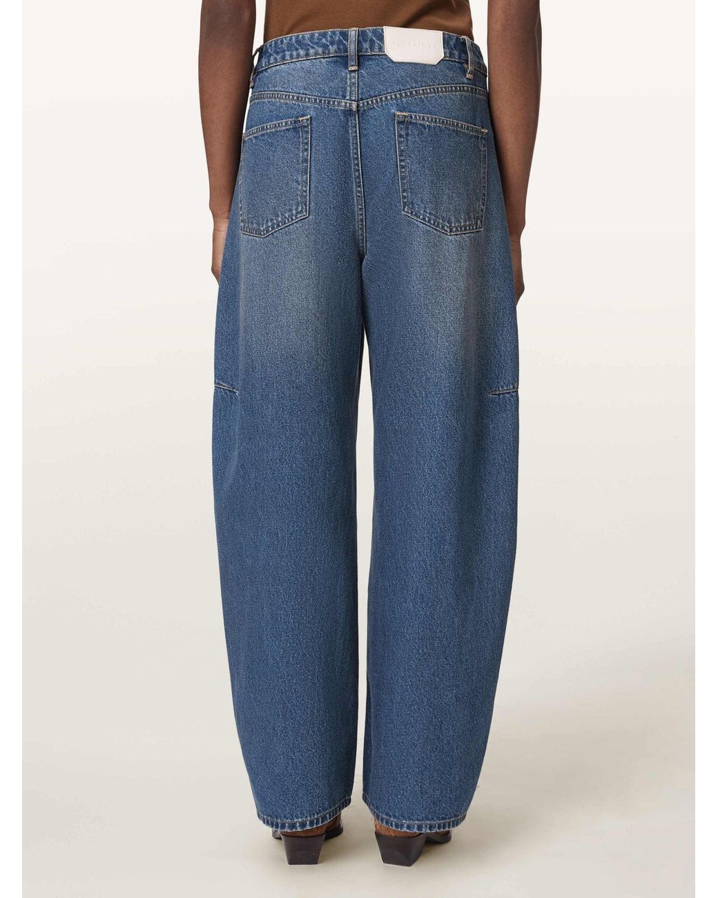 AllSaints Blue Allsaints Carter Button Jeans