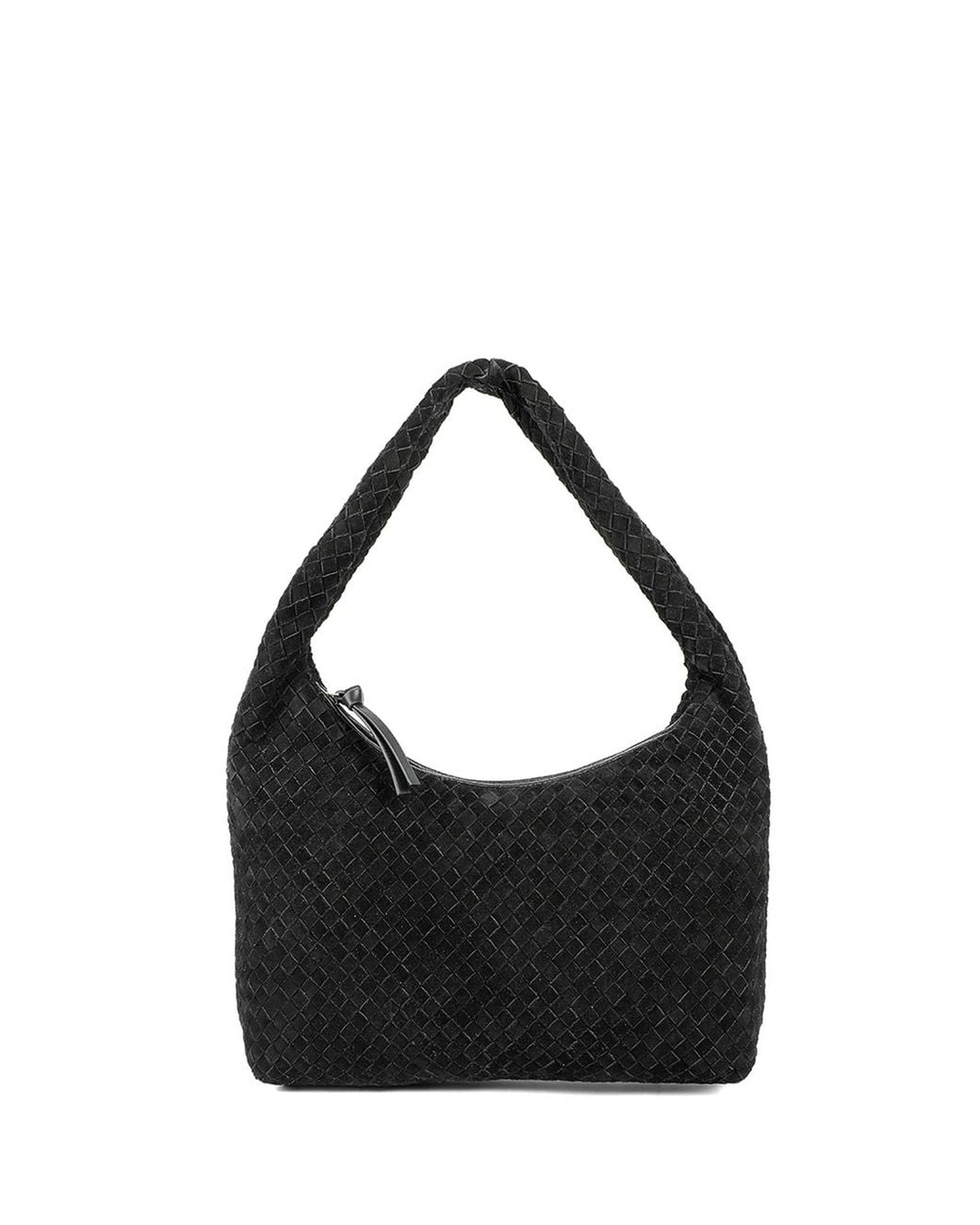 Jones Bootmaker Black Waverely Leather Shoulder Bag
