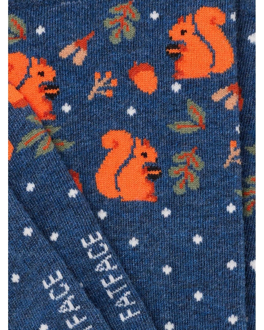 FatFace Blue Fatface Squirrel Socks