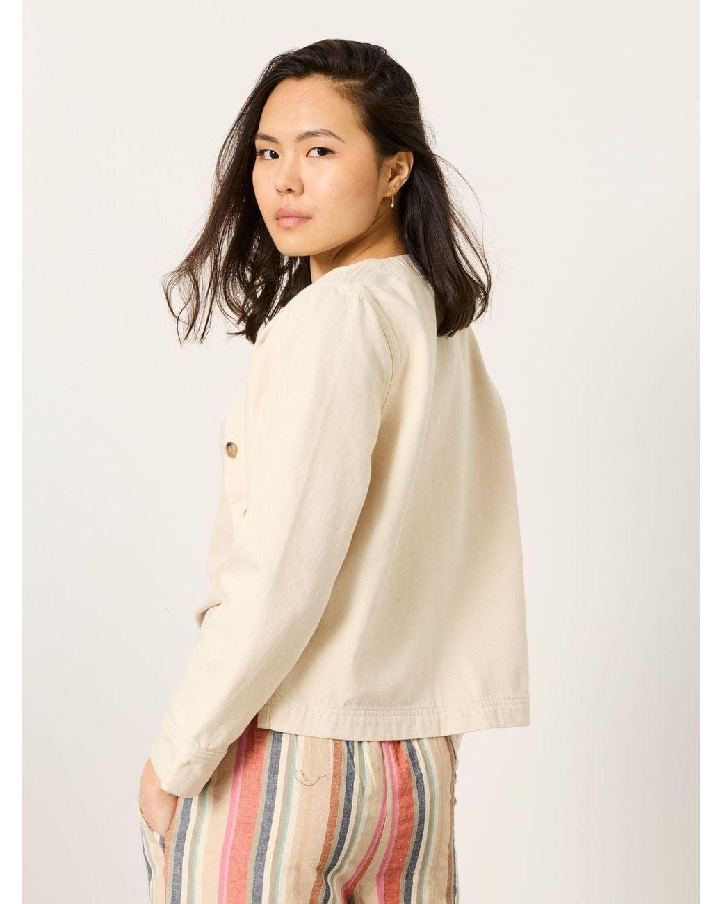 FatFace Natural Dulcie Denim Jacket
