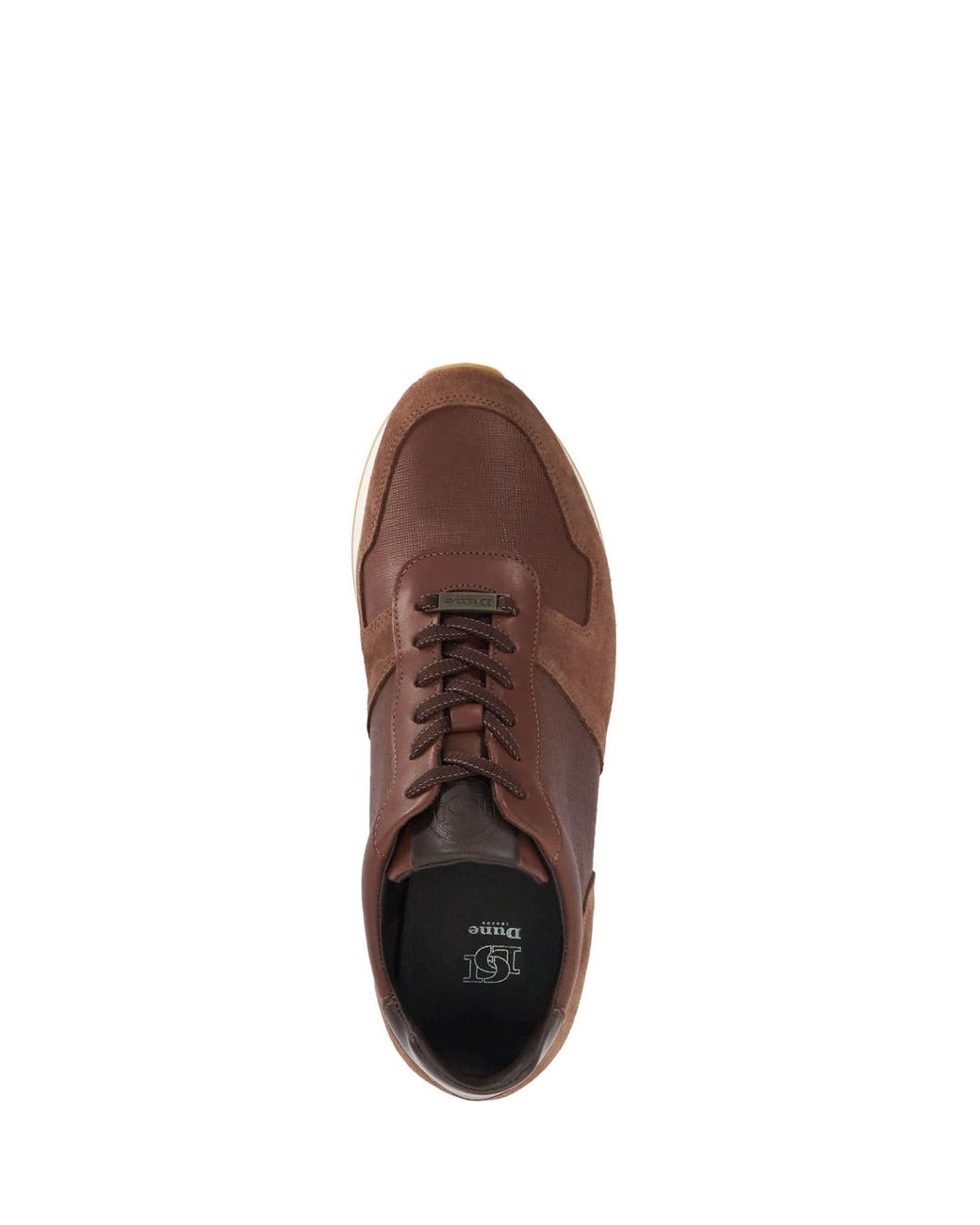 Dune Brown Standard Fit Trusting Trainers for men