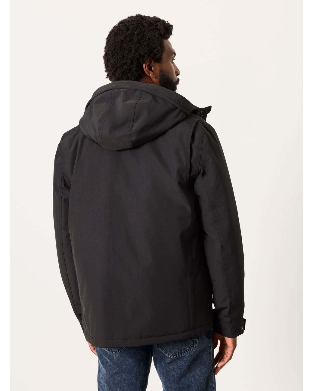FatFace Black Waterproof Jacket for men