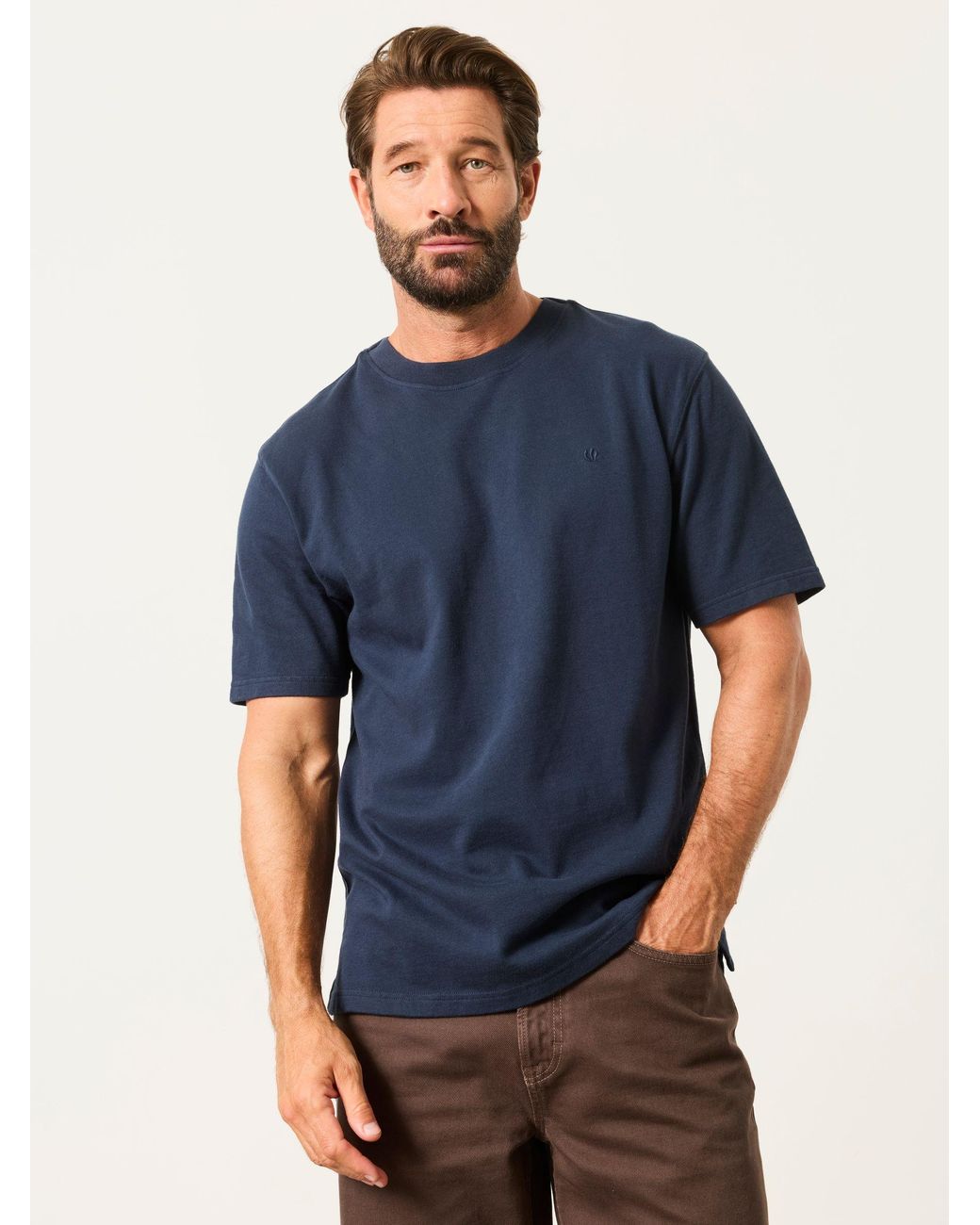 FatFace Blue Alton Short Sleeve T-Shirt for men
