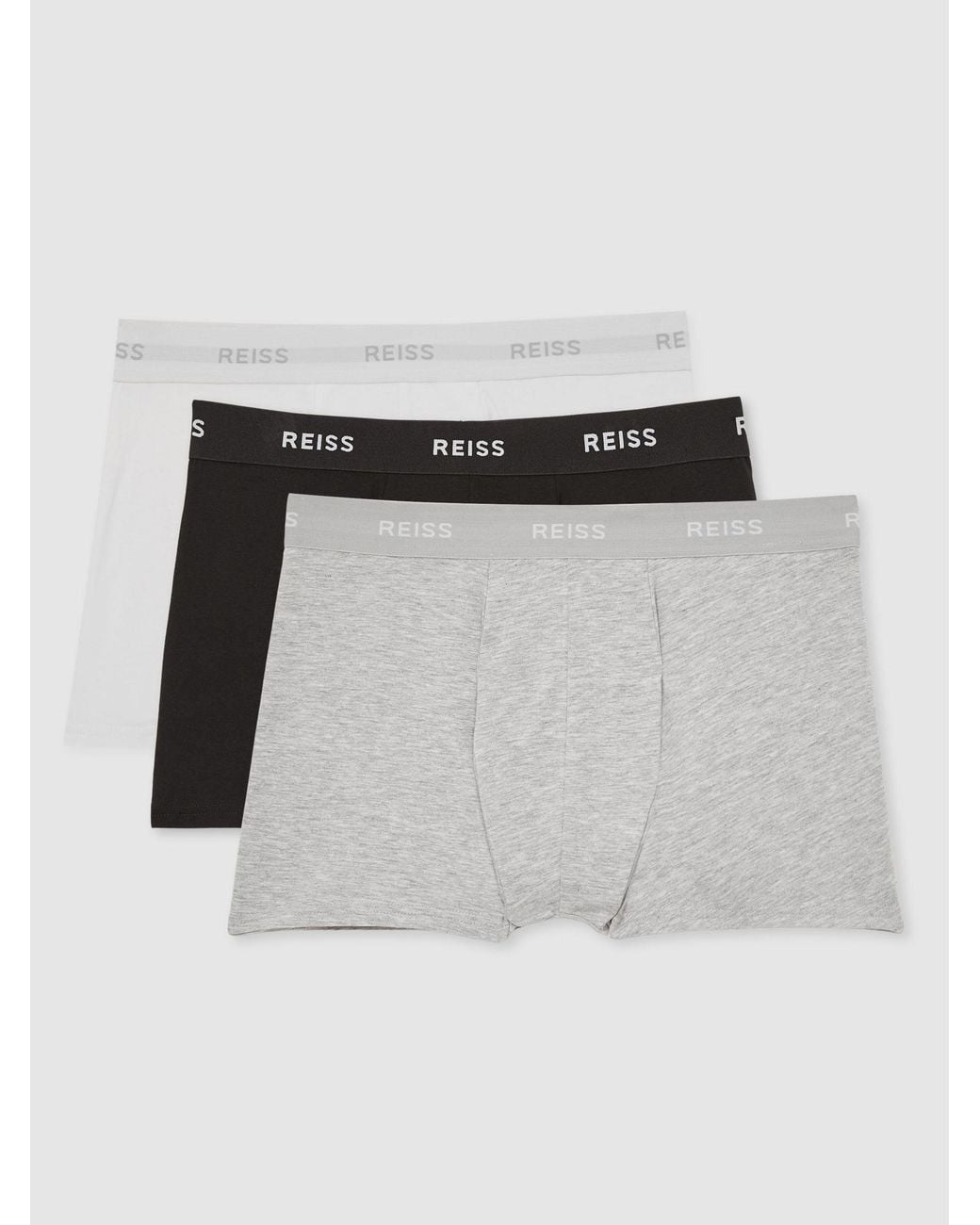 Reiss White Heller - Multi Stretch-cotton Logo-waistband Boxers 3 Pack, S for men