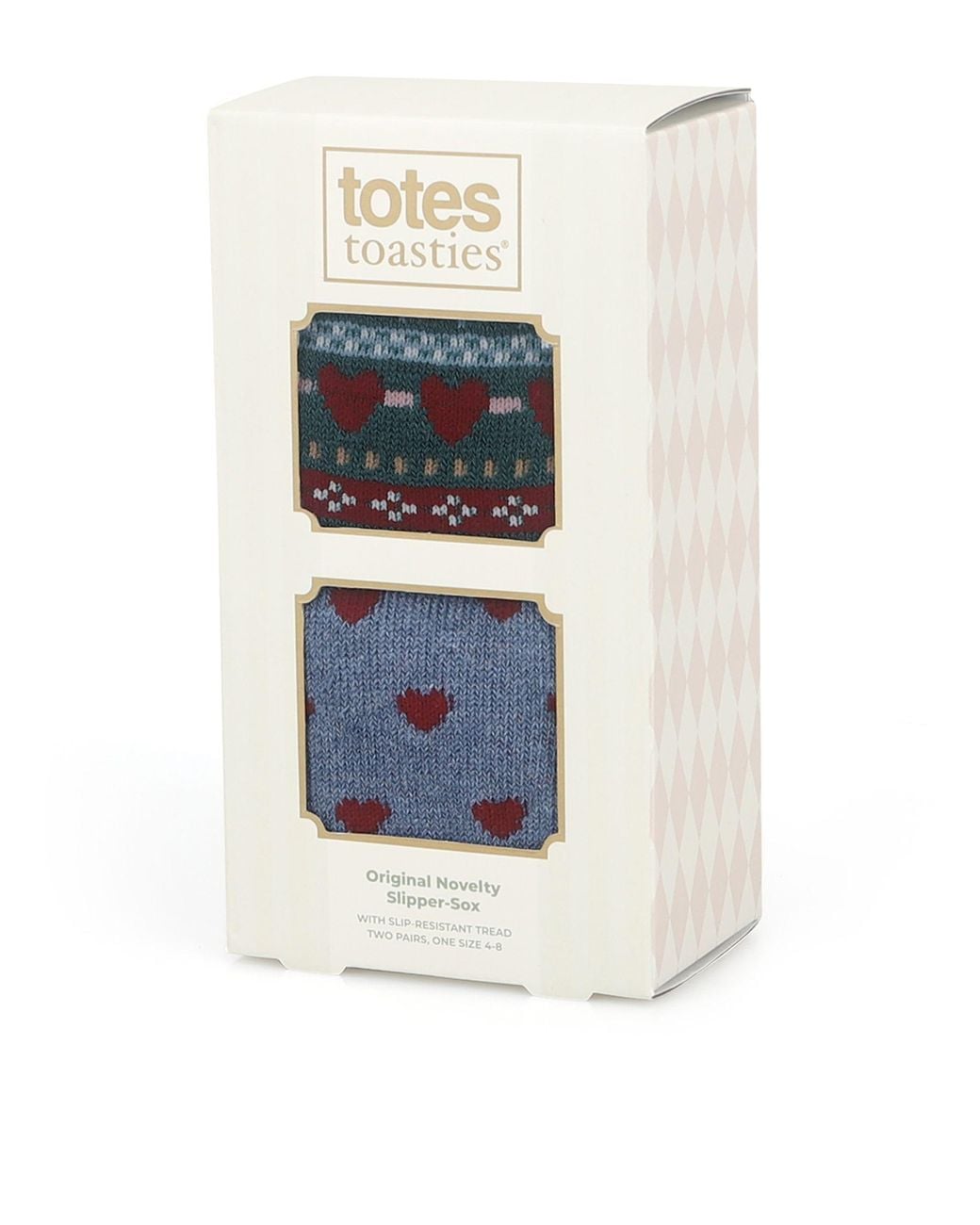 Totes Blue Original Slipper Socks 2 Pack
