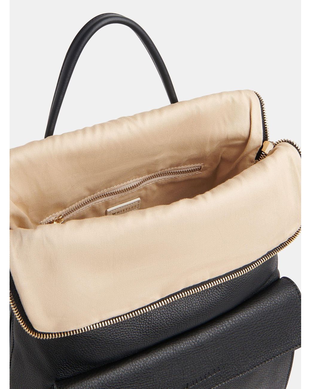 Whistles Black Verity Backpack