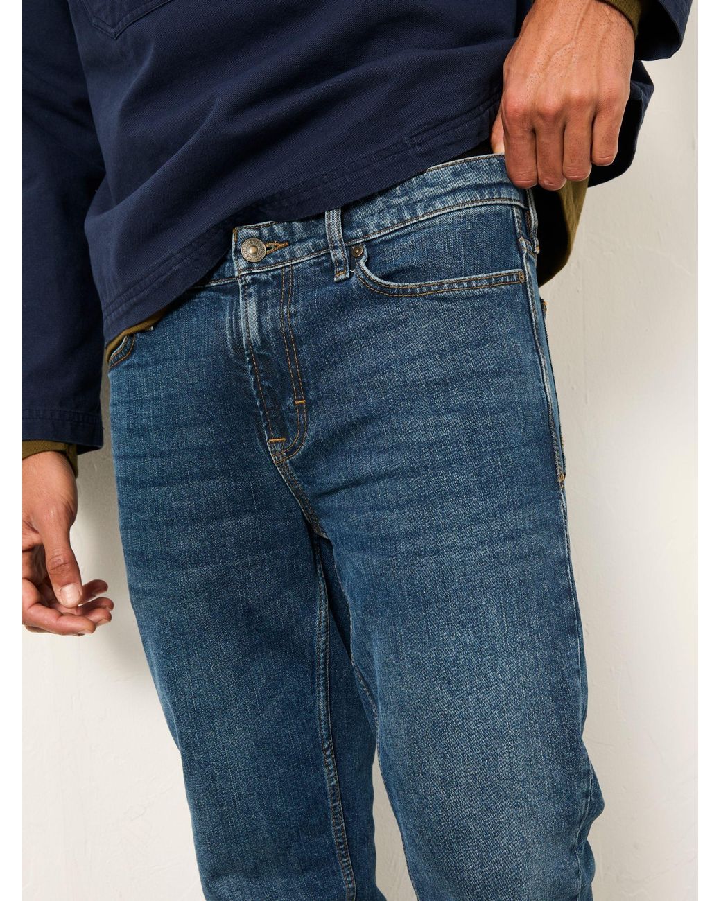 FatFace Blue Slim Fit Jeans for men