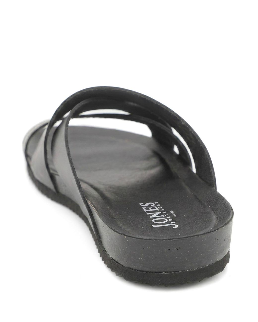 Jones Bootmaker Black Wallsend Leather Mule Sandals for men
