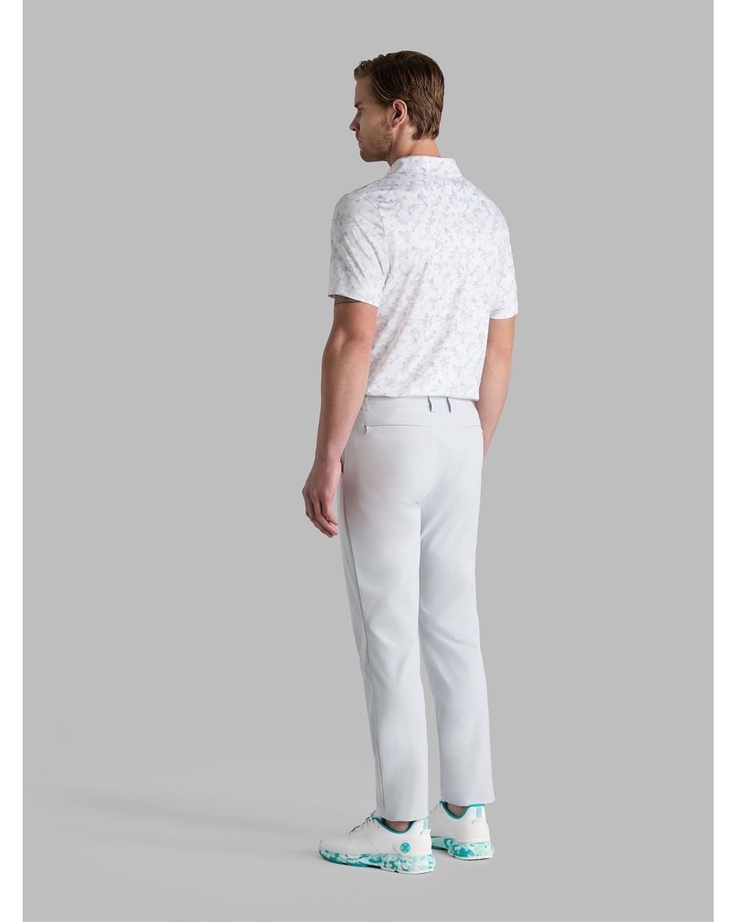 G/FORE Mapped Icon Camo Tech Jersey Polo Shirt in Blue for Men | Lyst