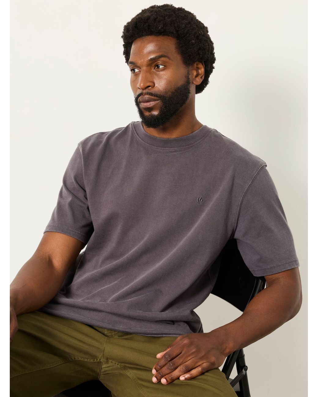 FatFace Gray Alton Short Sleeve T-Shirt for men