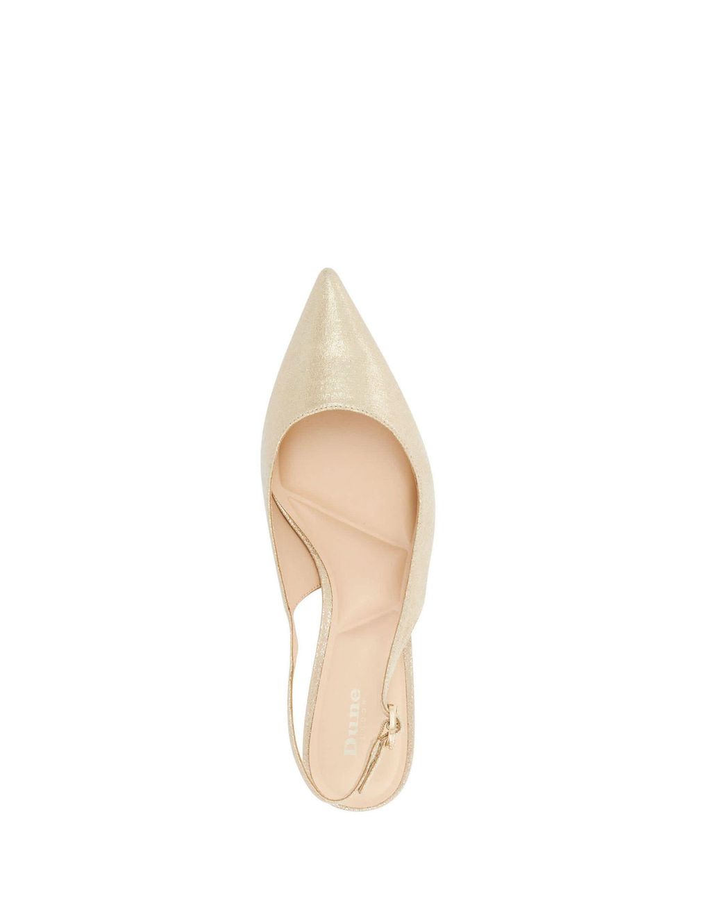 Dune Natural Callista Slingbacks