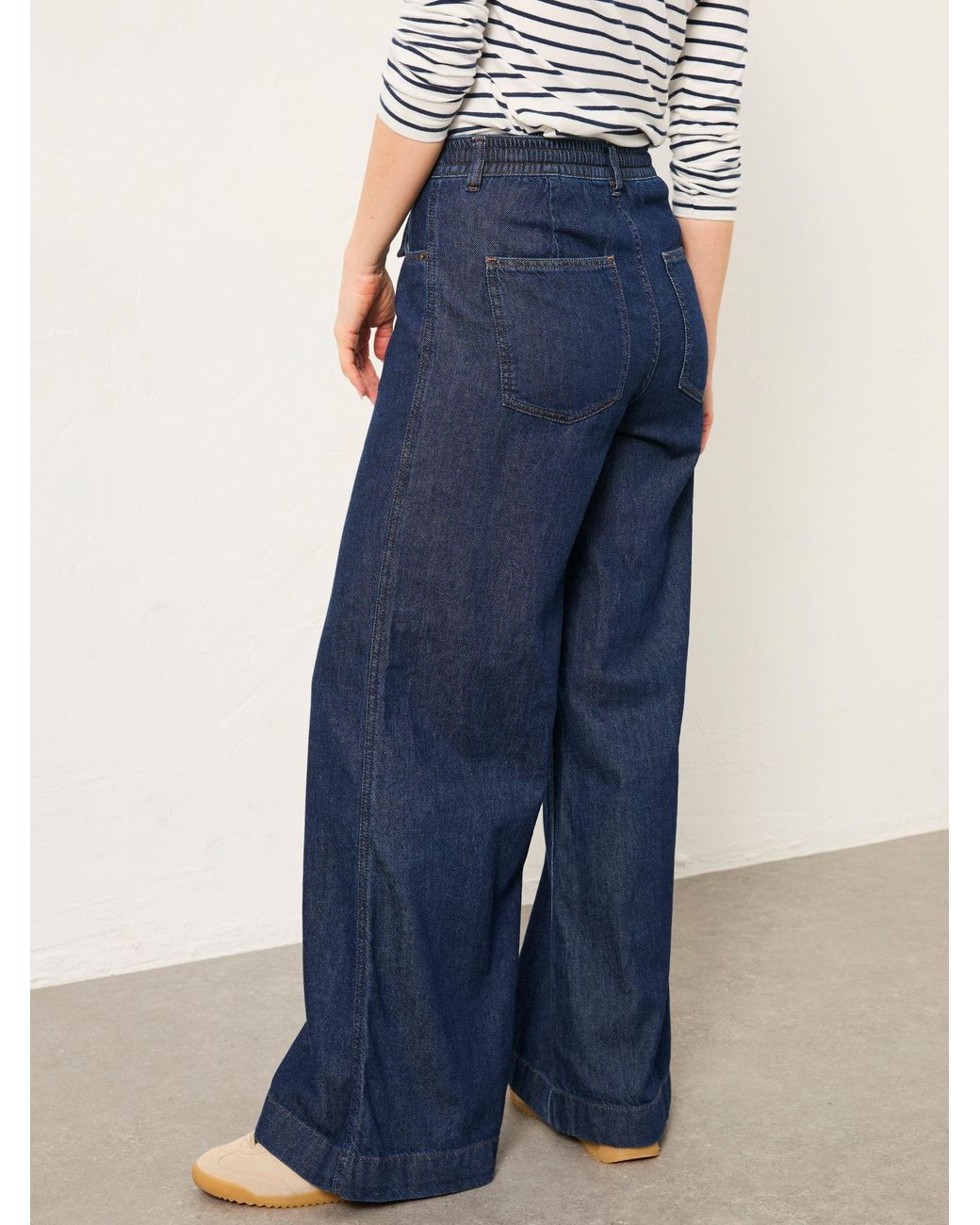 FatFace Blue Amberley Wide Leg Jeans