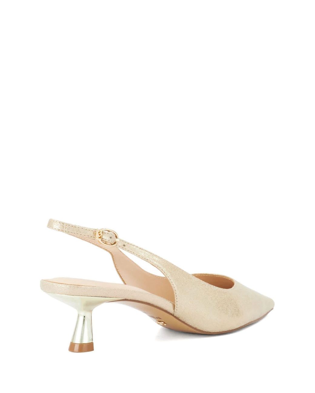 Dune Natural Callista Slingbacks