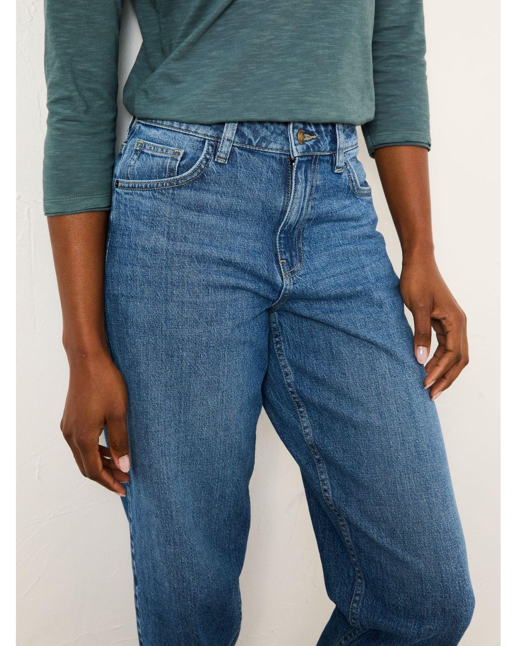 FatFace Blue Marlow Taper Leg Jeans