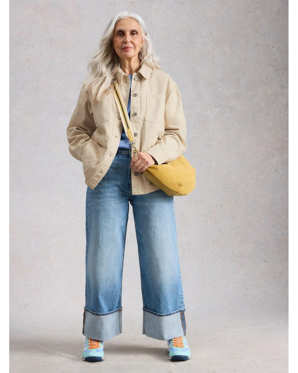 White Stuff Natural Luna Denim Jacket