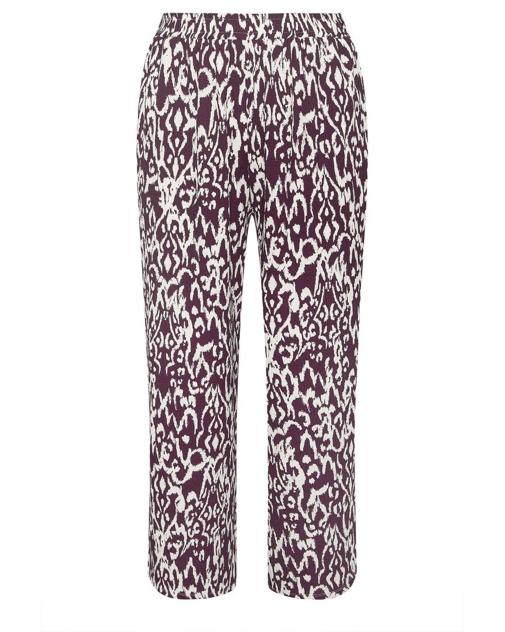 Evans White Elasticated Waist Trousers