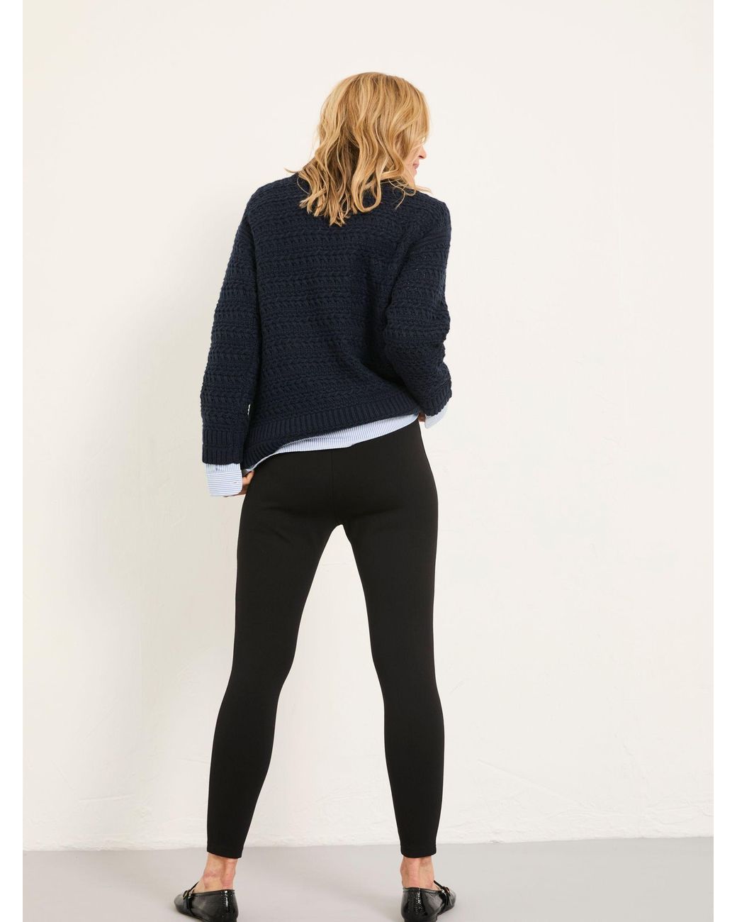 FatFace Black Polly Ponte Legging