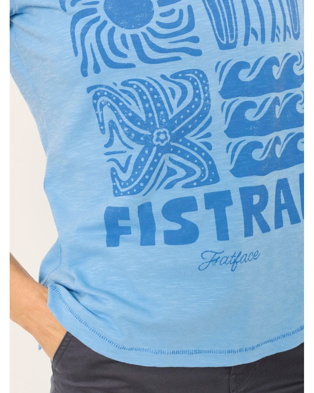 FatFace Blue Aloa Land Tee