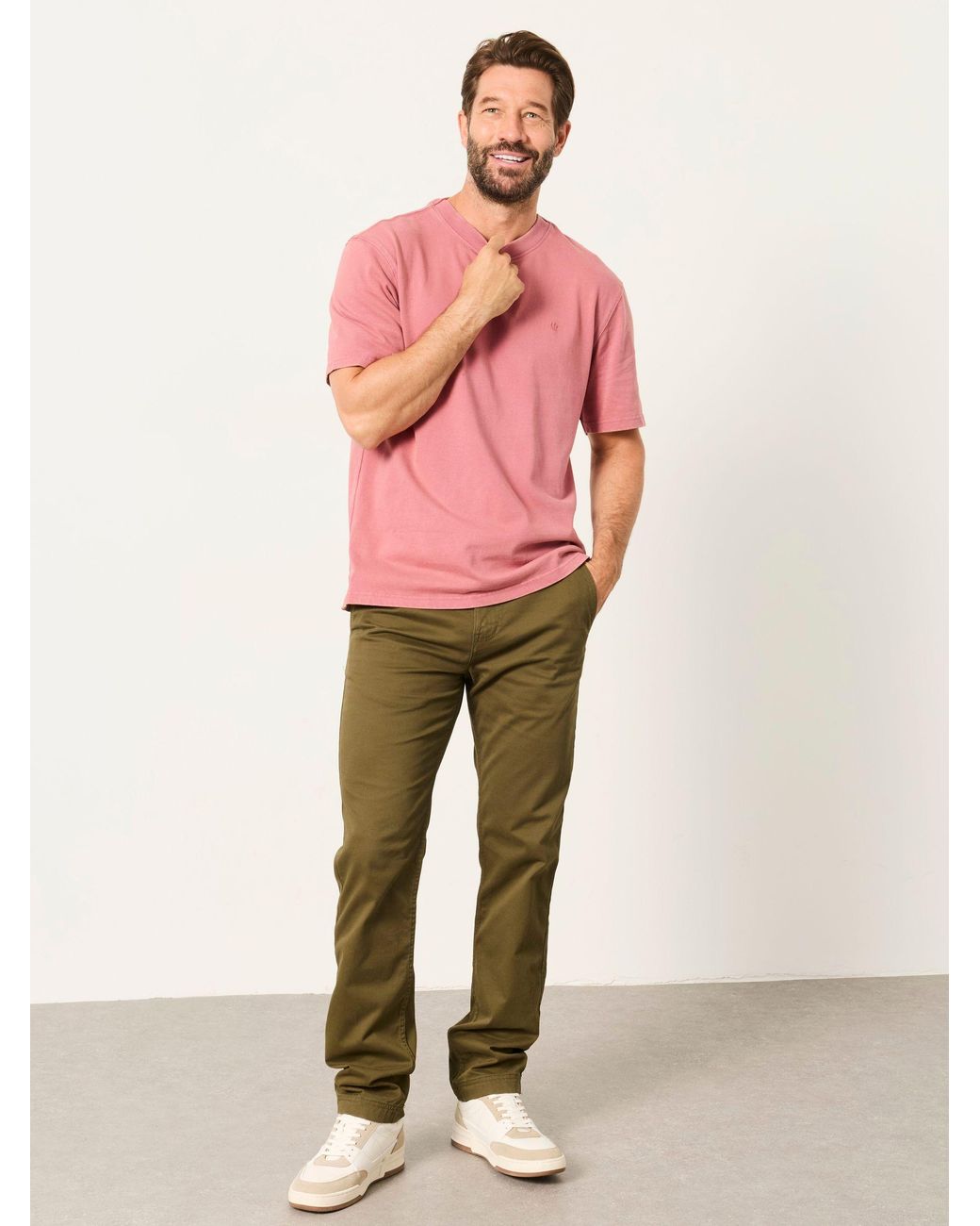 FatFace Pink Alton Short Sleeve T-Shirt for men