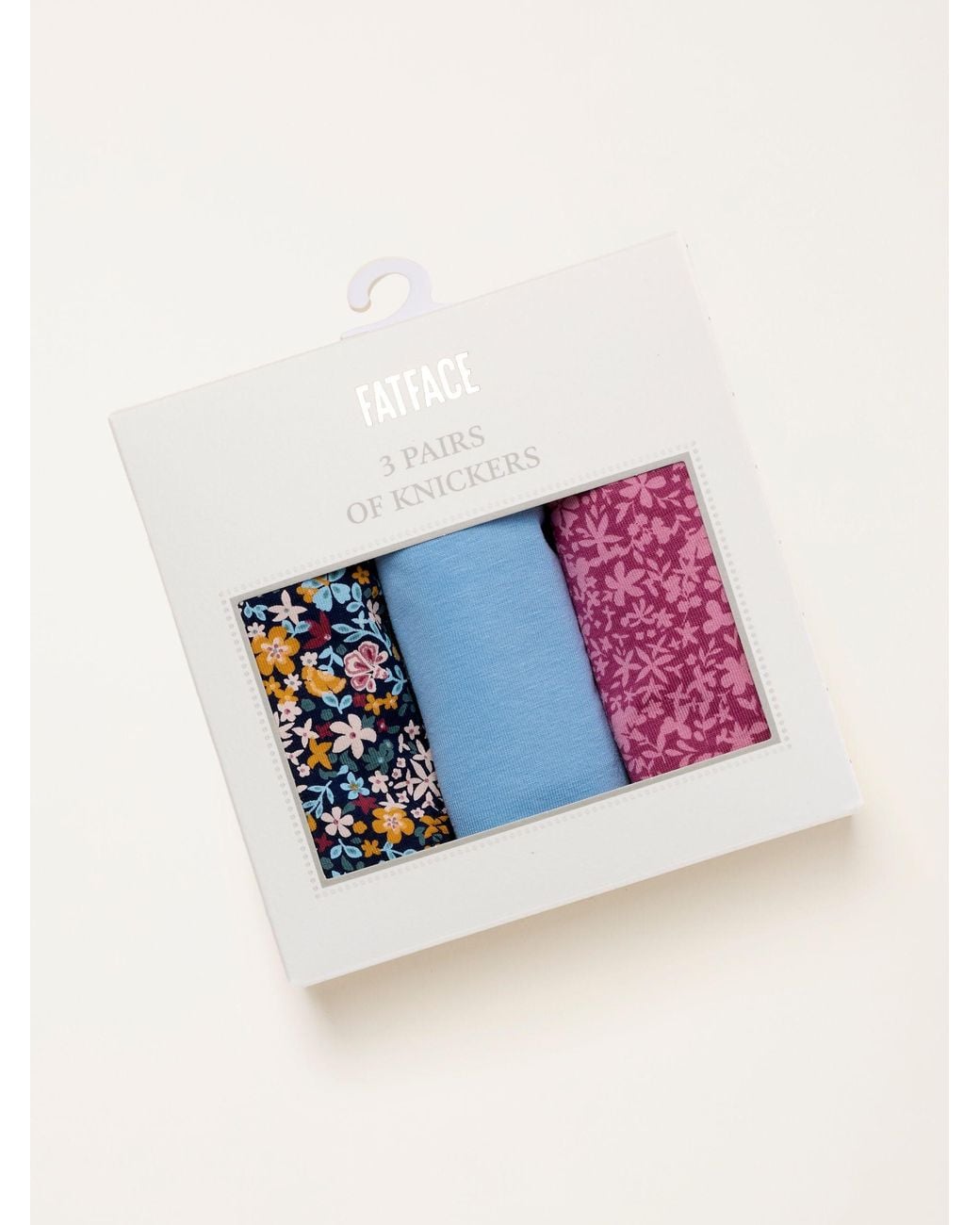 FatFace Pink Fatface 3 Pack Of Brazillian Knickers
