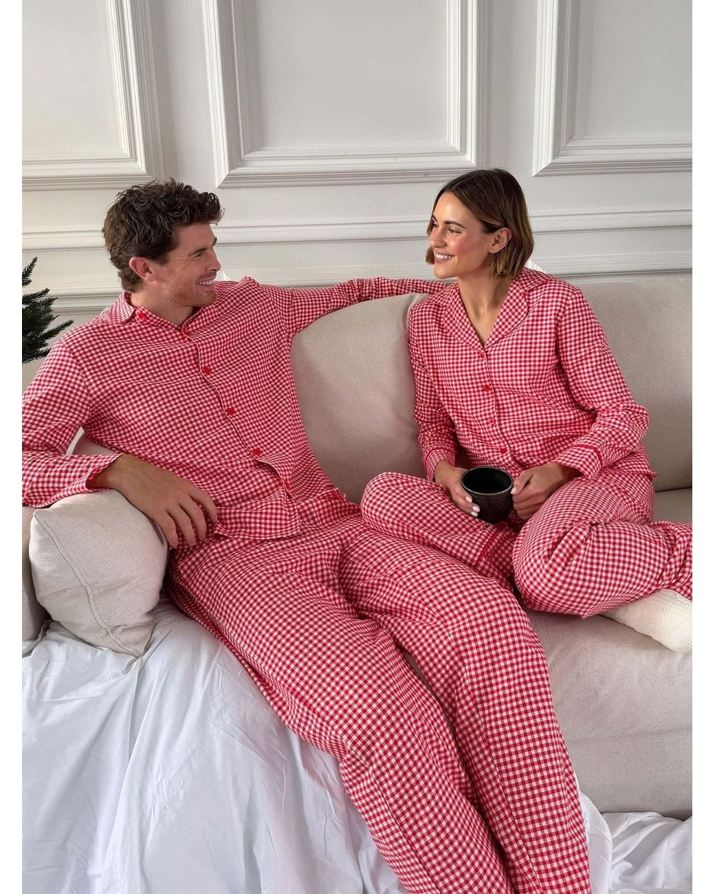 Threadbare Pink Cotton Button Down Pyjamas Set