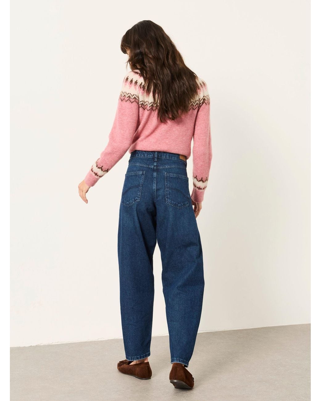 FatFace Blue Camber Barrel Jeans