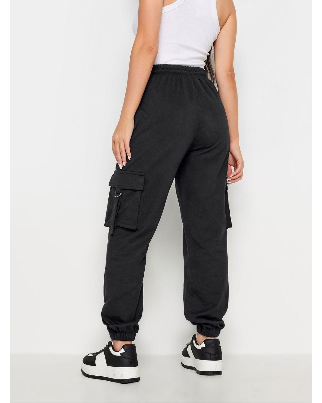 PixieGirl Petite Black Cargo Joggers