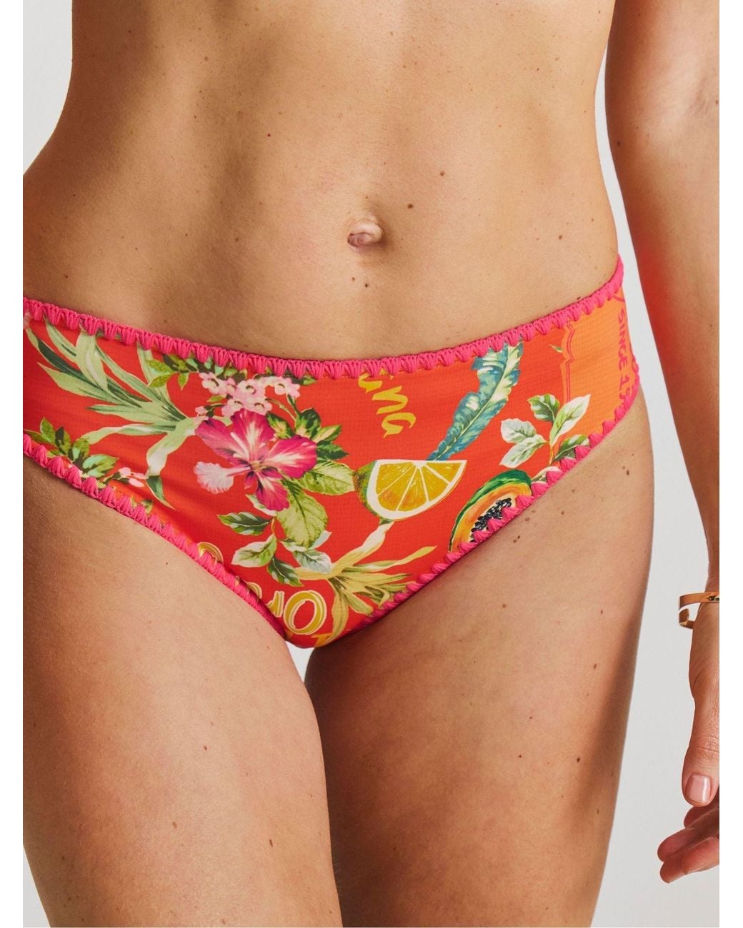 Figleaves Orange Classic Bikini Brief