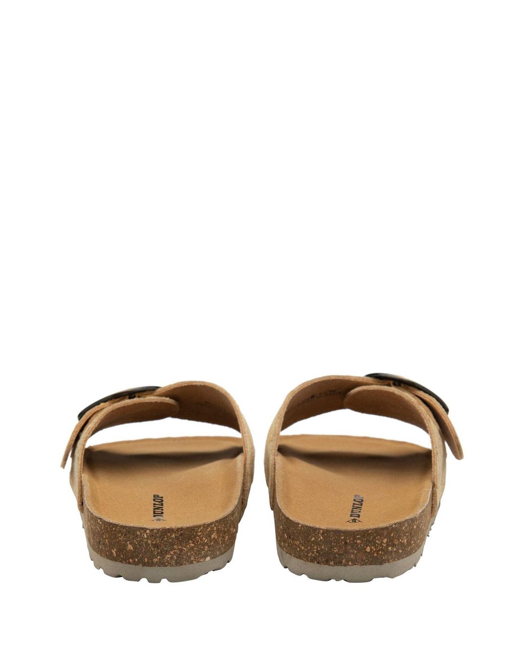 Dunlop Metallic Leather Footbed Mules