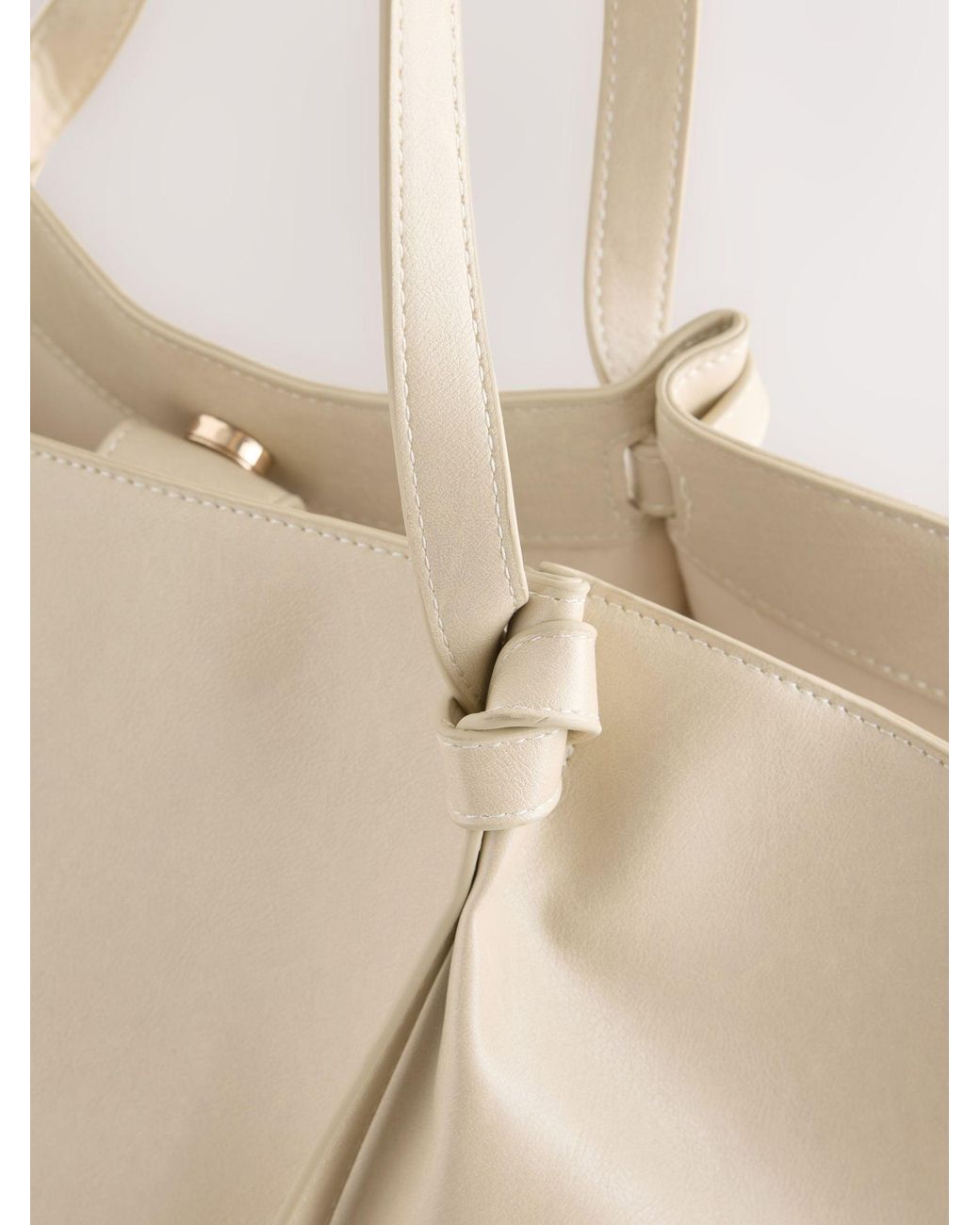 Next Natural Large Pinched Shoulder Bag
