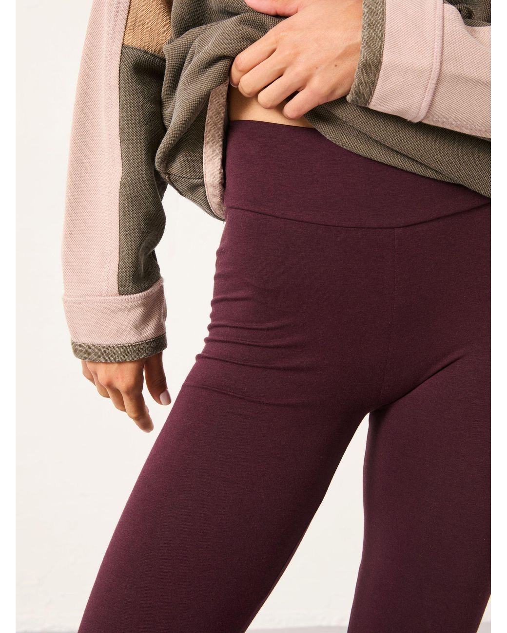 FatFace Purple Meribel High Rise Legging