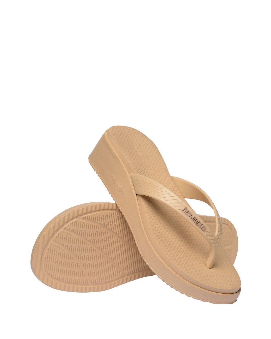 Havaianas Metallic Platform Flip Flops