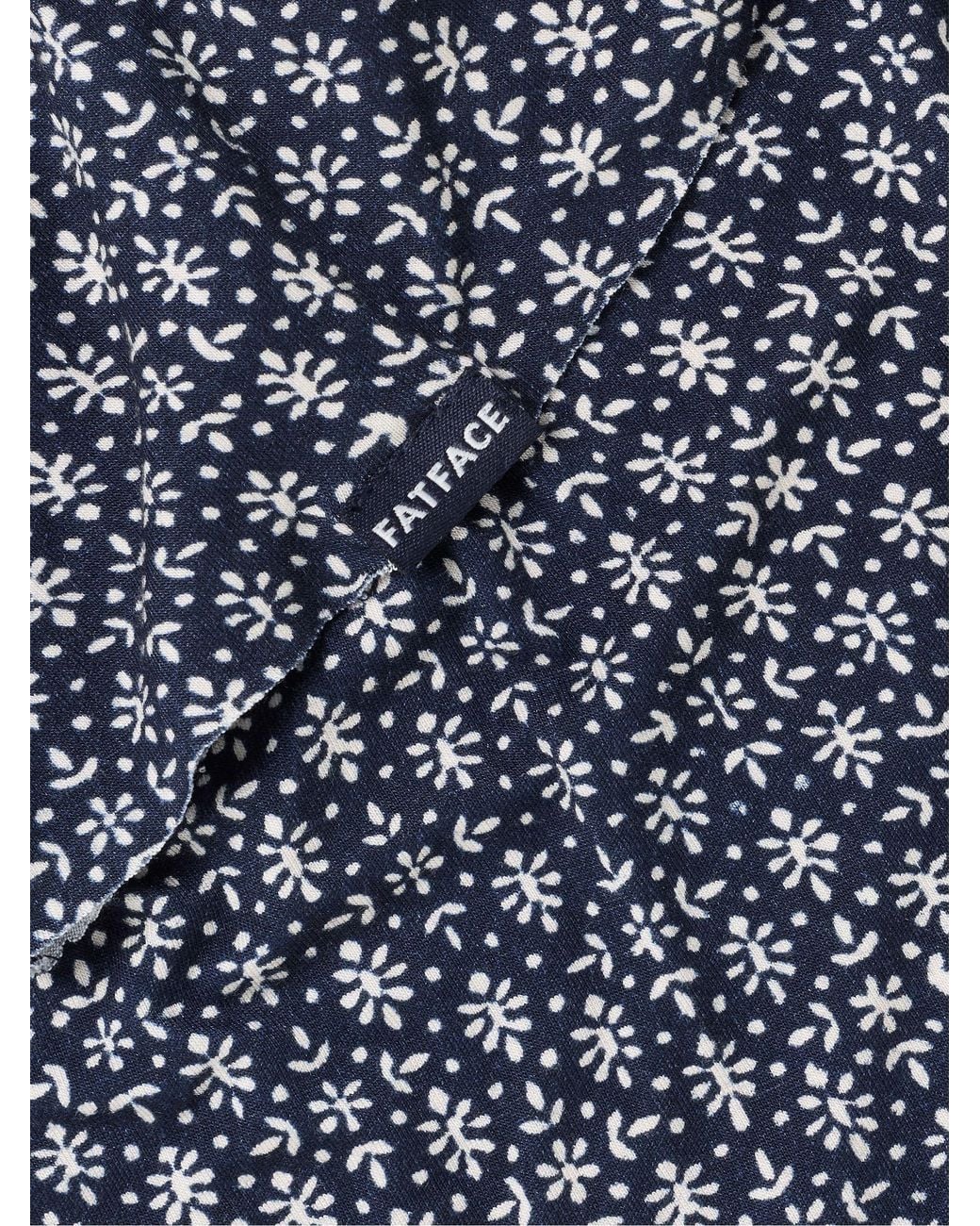 FatFace Blue Paisley Print Multi Snood