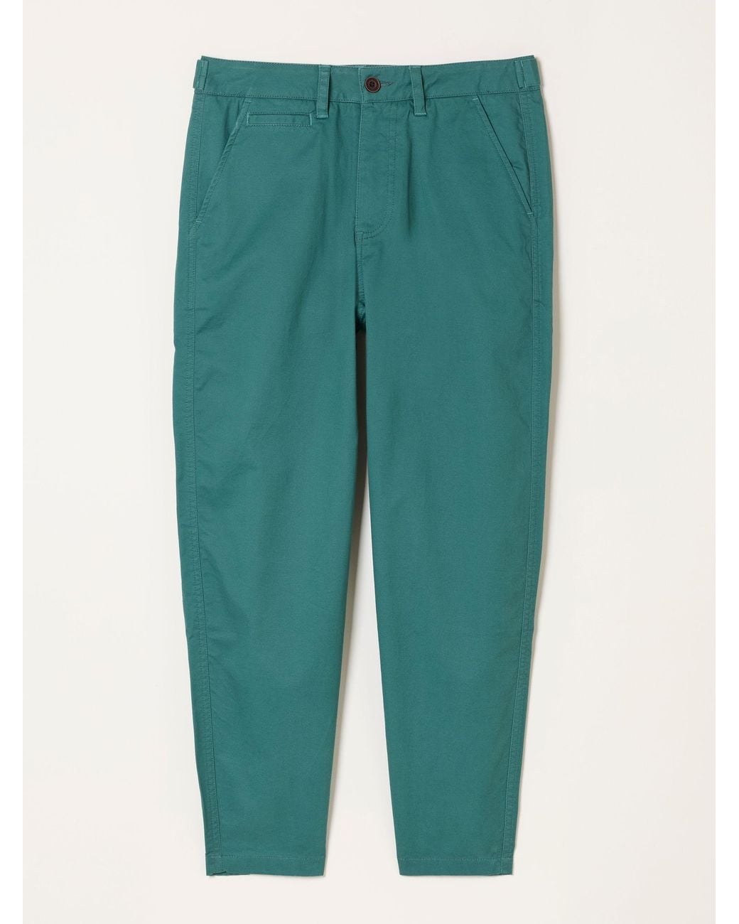 FatFace Green Blazey Tapered Chino Trousers