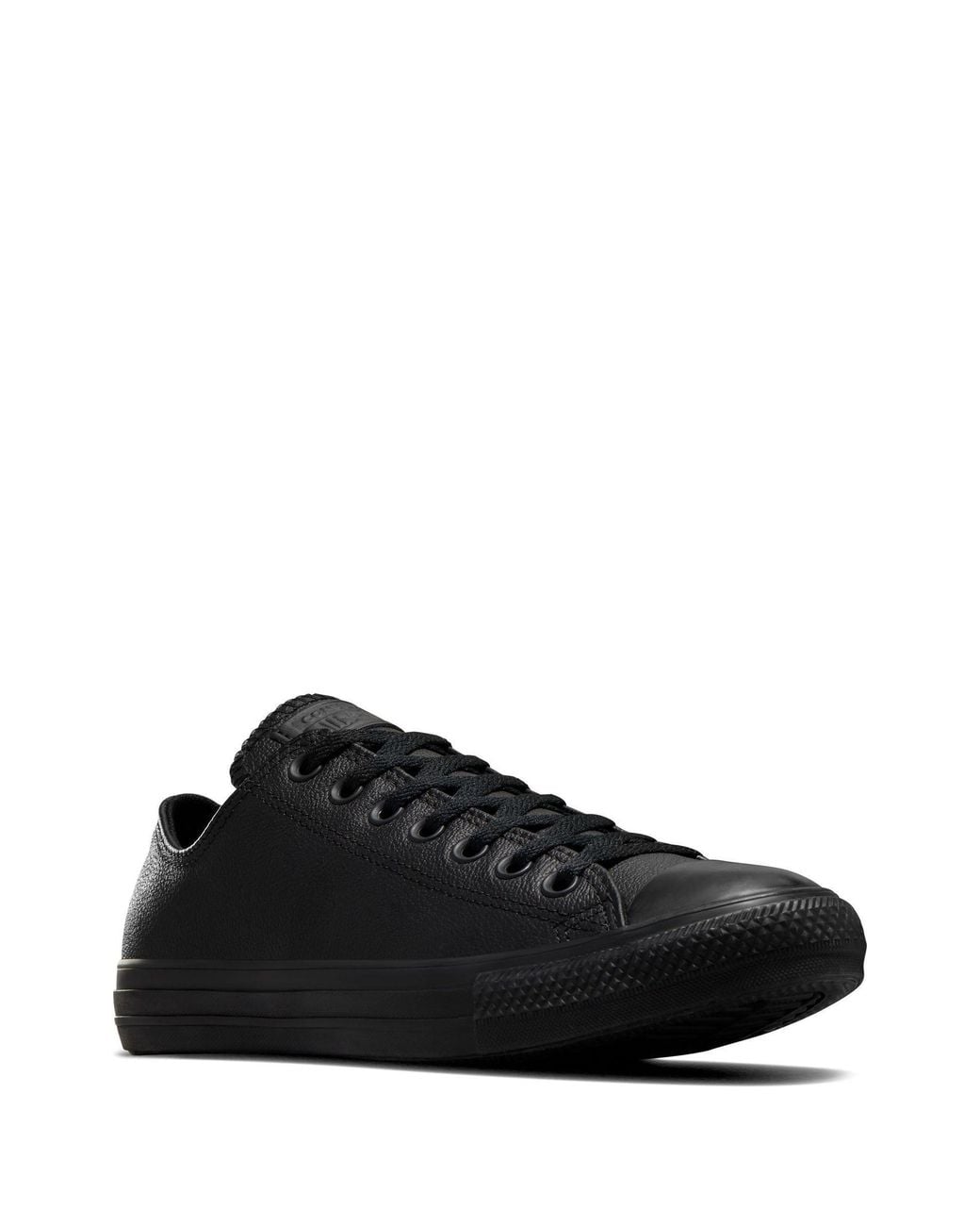 Converse Black Chuck Taylor Ox Leather Trainers for men