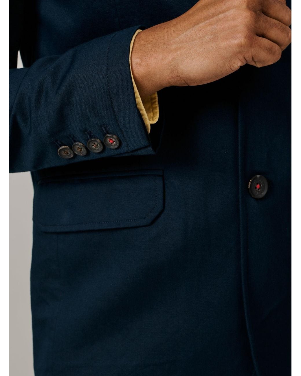 aubi Blue Pasmore Blazer for men