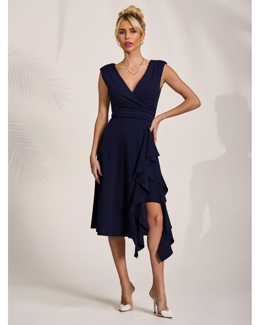 princess polly baby blue dress Women's Wrap Dresses main image 0