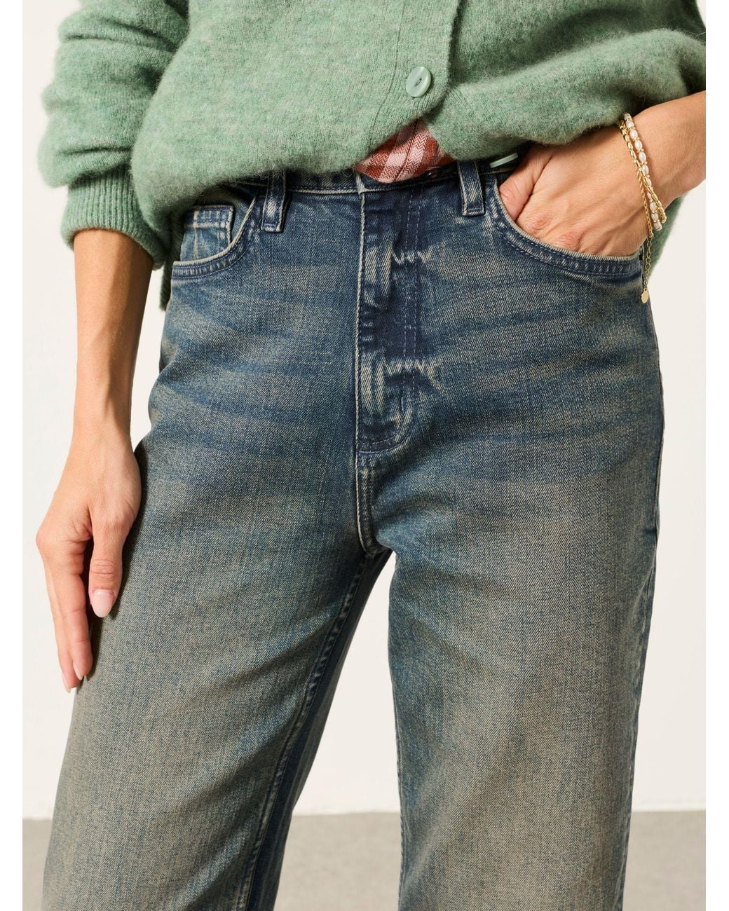 FatFace Blue Fatface Carmel Washed Jeans