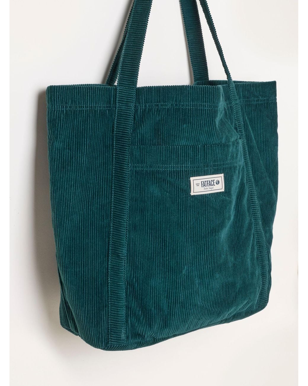 FatFace Green Fatface Astrid Cord Tote Bag