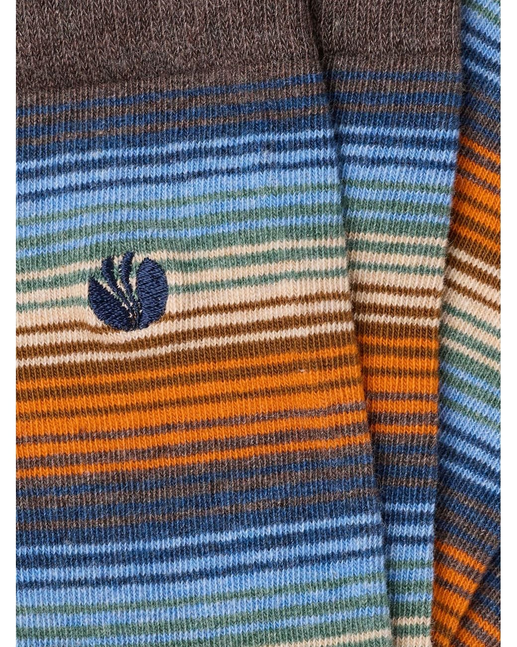 FatFace Blue Fatface Striped Socks for men