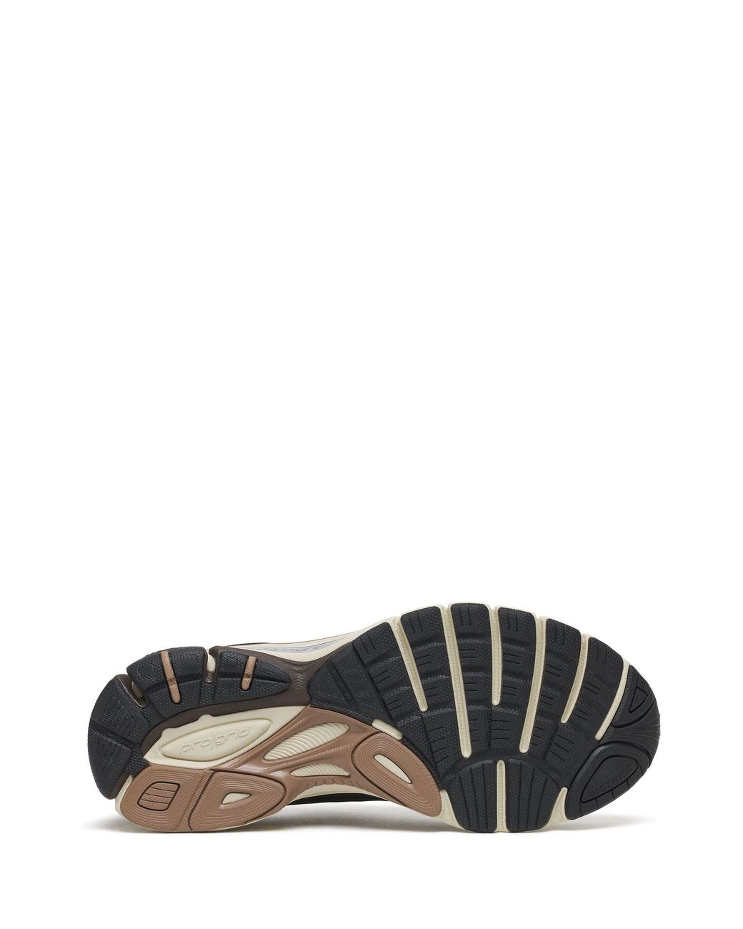 Saucony White Taupe Progrid Guide 7 Trainers